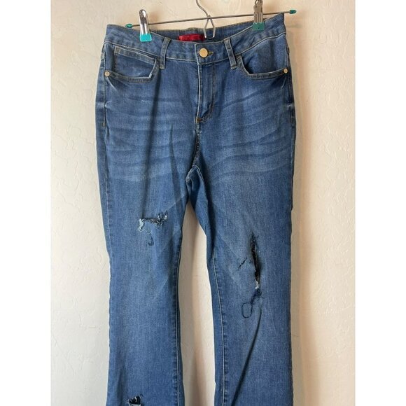 Jennifer Lopez Sculpt Bootcut Sz 8 Wide Leg Boot Cut Medium Wash - Picture 3 of 7